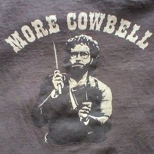 More Cowbell, Saturday Night Live, Will Ferrell Mens Tshirt XL